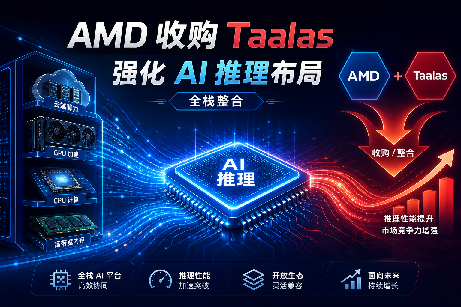 AMD 收购 AI 推理芯片公司 Taalas,强化推理市场布局