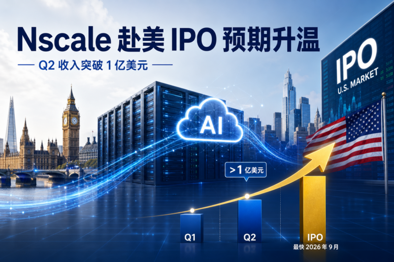 伦敦 AI 云基础设施公司 Nscale 拟 9 月赴美 IPO,二季度收入升至逾 1 亿美元-指挥使社区 - 真实线索、热点议题与深度观察
