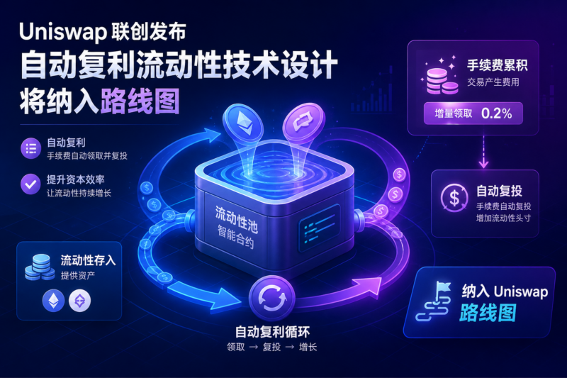 Uniswap 联创发布自动复利流动性技术设计,将纳入 Uniswap 路线图-指挥使社区 - 真实线索、热点议题与深度观察