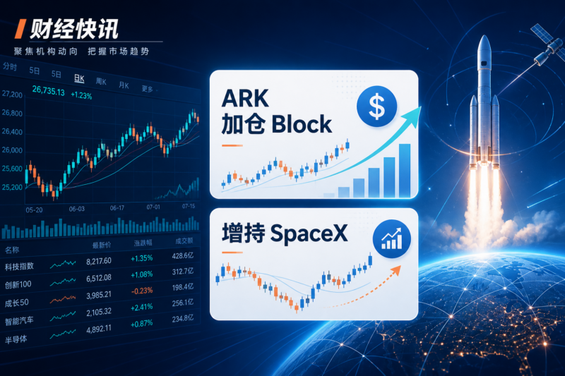 Ark Invest 买入约 2100 万美元 Block 股票,并增持约 230 万美元 SpaceX 股票-指挥使社区 - 真实线索、热点议题与深度观察