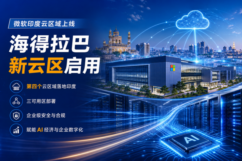 微软在印度海得拉巴启用最大数据中心,聚焦 AI 经济与本土合规需求-指挥使社区 - 真实线索、热点议题与深度观察