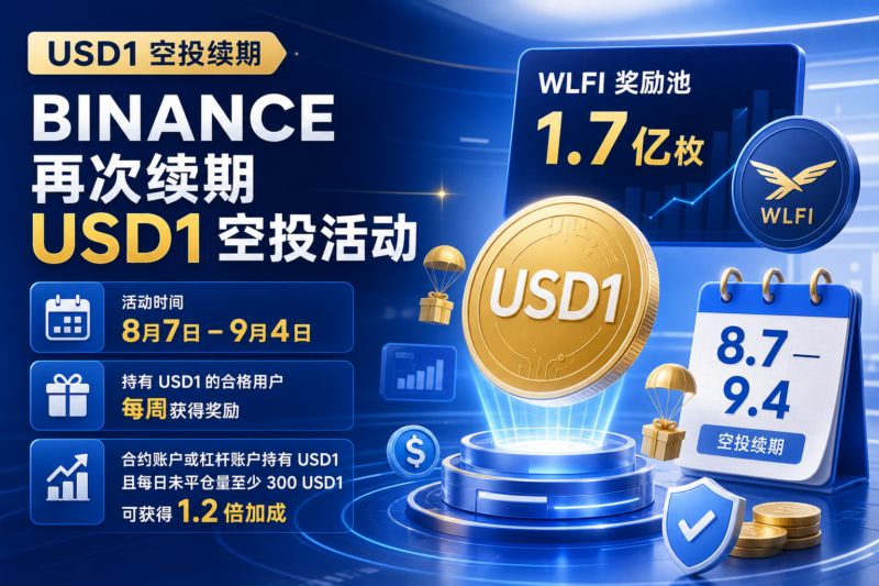 Binance 再次续期 USD1 空投活动-指挥使社区 - 真实线索、热点议题与深度观察