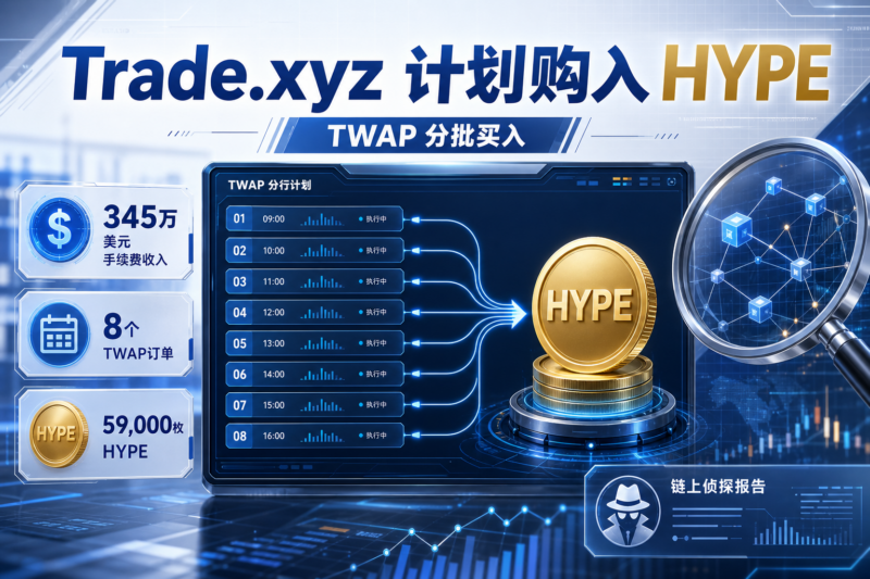 链上侦探:Trade.xyz 拟通过 TWAP 订单购入 59,000 枚 HYPE-指挥使社区 - 真实线索、热点议题与深度观察