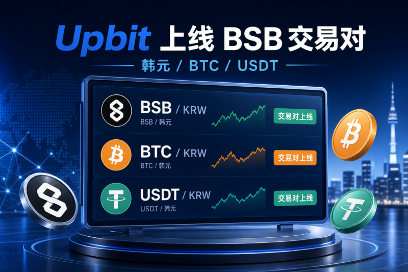 Upbit 将上线 BSB 韩元、BTC 及 USDT 交易对-指挥使社区 - 真实线索、热点议题与深度观察