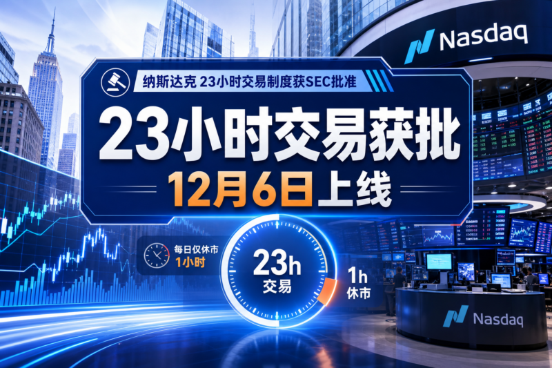 纳斯达克 23 小时交易制度获 SEC 批准,将于 12 月 6 日上线-指挥使社区 - 真实线索、热点议题与深度观察