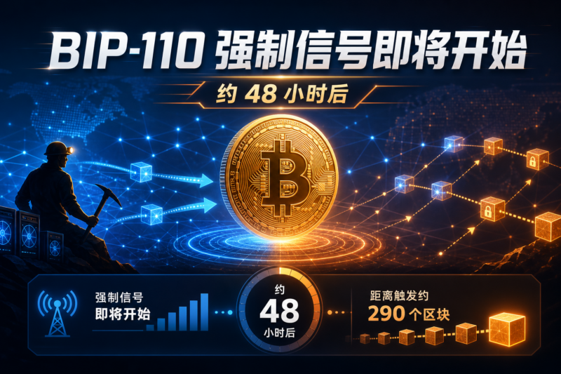 BIP-110 强制信号传输预计约 48 小时后开始-指挥使社区 - 真实线索、热点议题与深度观察