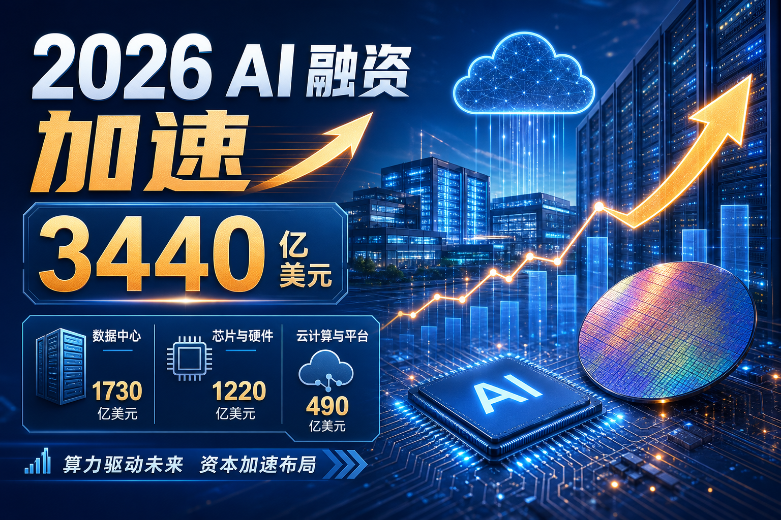 美银:2026 年以来 AI 相关融资规模已达 3440 亿美元
