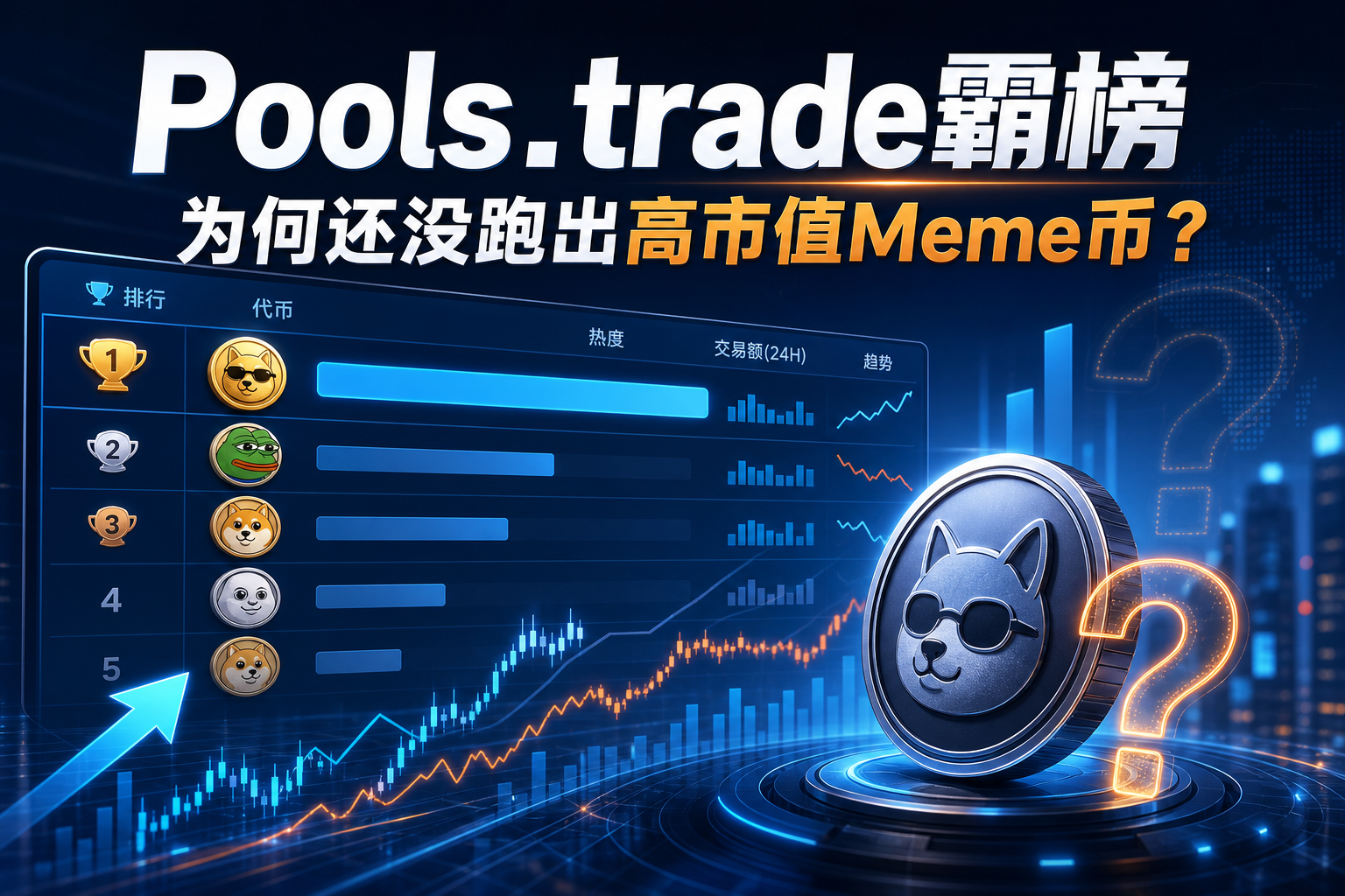 Pools.trade霸榜，但为何还没跑出高市值Meme币？