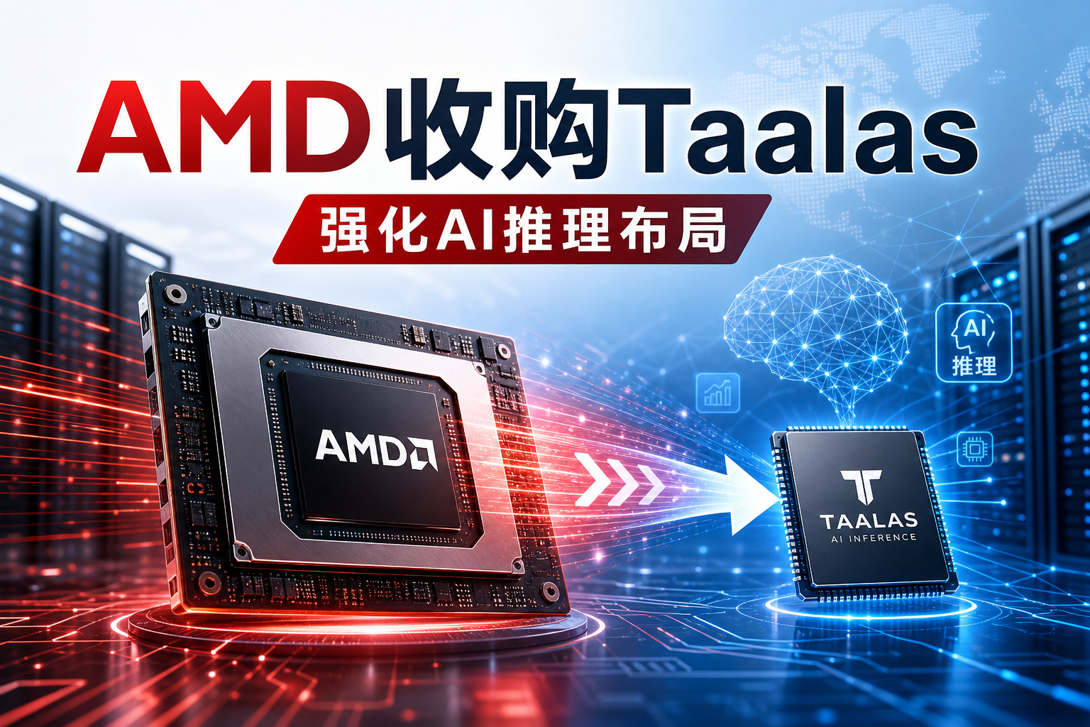 AMD将收购AI推理芯片初创公司Taalas,强化推理市场布局