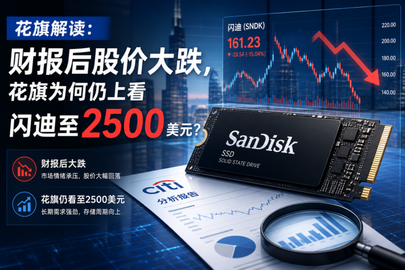 花旗解读：财报后股价大跌，花旗为何仍上看闪迪至2500美元？-指挥使社区 - 真实线索、热点议题与深度观察