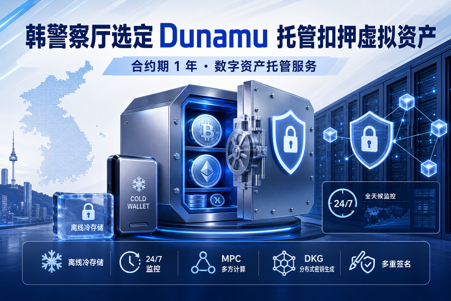 韩国警察厅选定 Upbit 母公司保管扣押虚拟资产,合约期 1 年