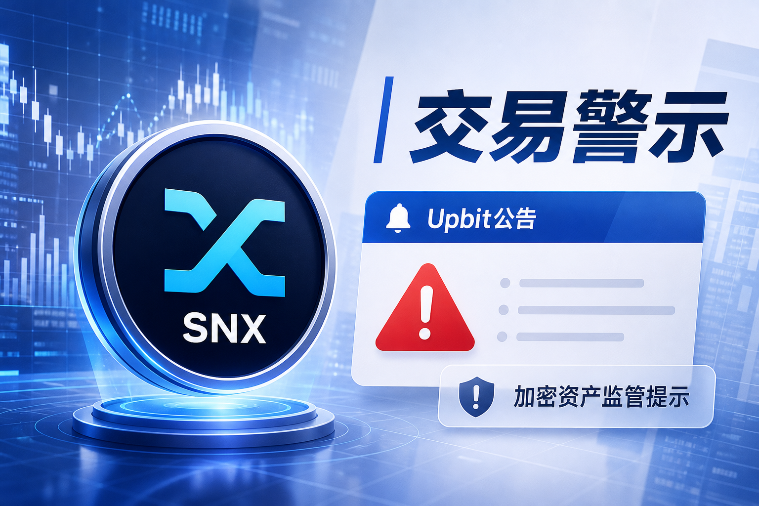 Upbit将Synthetix（SNX）列入交易警示名单