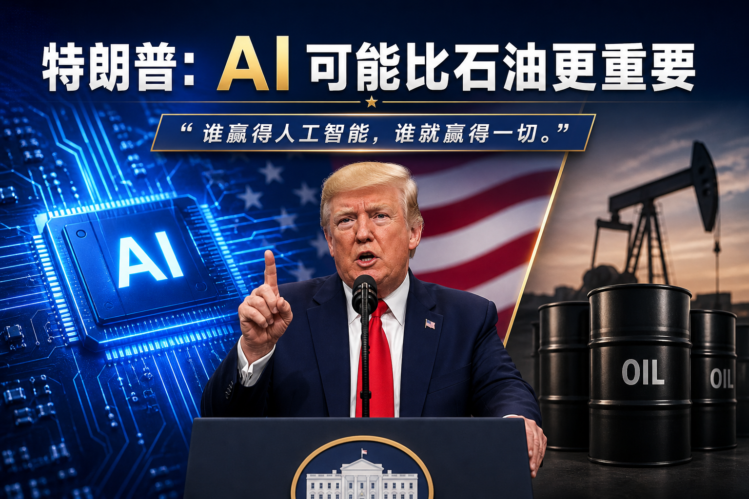 特朗普：AI 可能比石油还要重要