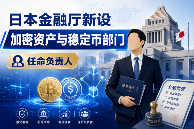 日本金融厅新设加密资产与稳定币部门，并任命负责人-指挥使社区 - 真实线索、热点议题与深度观察