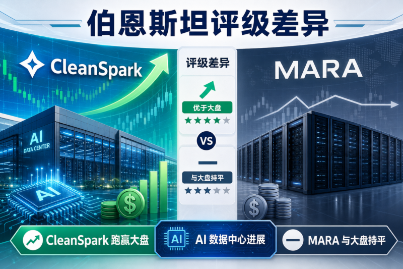 伯恩斯坦给予 CleanSpark「跑赢大盘」评级,给予 MARA「与大盘持平」评级-指挥使社区 - 真实线索、热点议题与深度观察