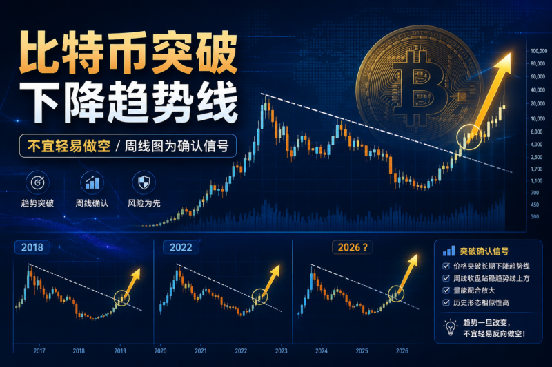 知名交易员:比特币若突破长期下降趋势线,不宜做空-指挥使社区 - 真实线索、热点议题与深度观察