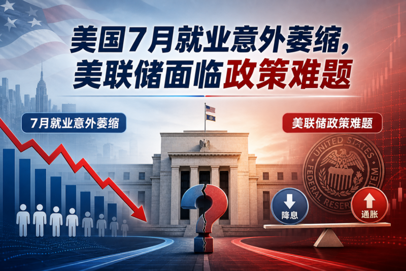 美国 7 月就业意外萎缩,美联储面临政策难题-指挥使社区 - 真实线索、热点议题与深度观察