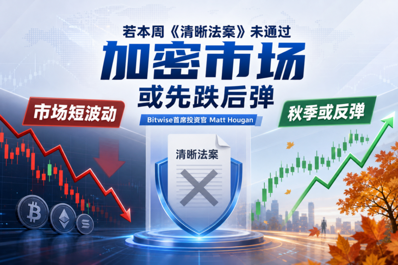 Bitwise CIO：若 Clarity Act 本周未通过，加密市场或先抑后扬-指挥使社区 - 真实线索、热点议题与深度观察