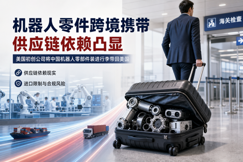 美国初创公司被曝以行李夹带中国机器人零部件-指挥使社区 - 真实线索、热点议题与深度观察