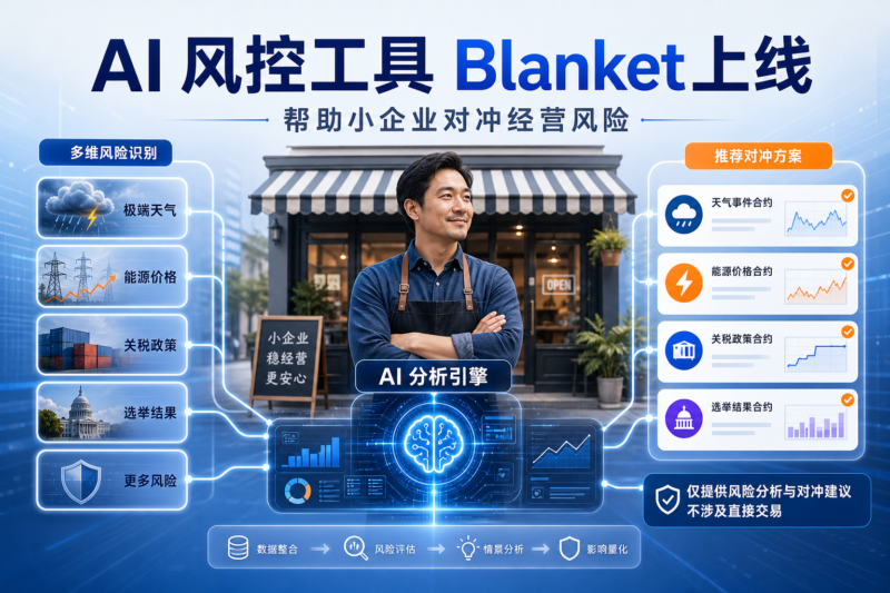 Kalshi 推出 AI 风控工具 Blanket,帮助小企业对冲经营风险-指挥使社区 - 真实线索、热点议题与深度观察