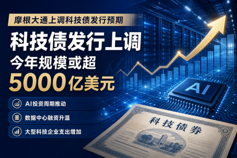摩根大通上调科技债发行预期:今年规模或超 5000 亿美元-指挥使社区 - 真实线索、热点议题与深度观察