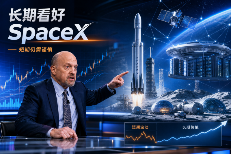 Jim Cramer 看好 SpaceX 长期价值:或成下一代基础设施资产,但不建议短期追高-指挥使社区 - 真实线索、热点议题与深度观察