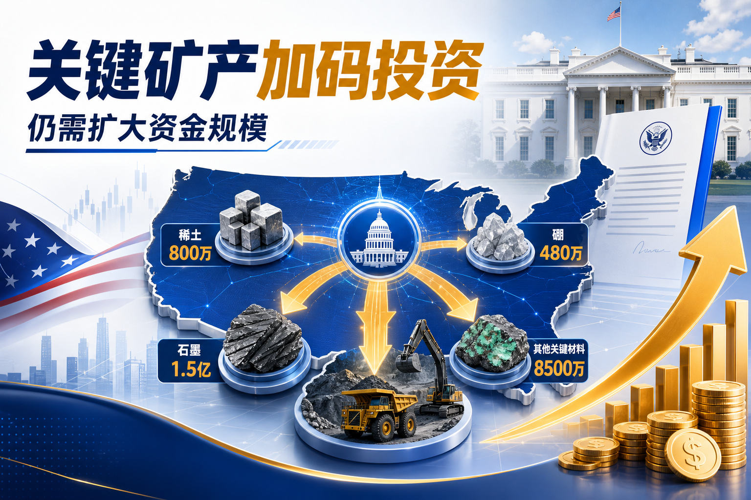 Serenity:白宫加码关键矿产投资是重要政策转向,仍需扩大资金规模