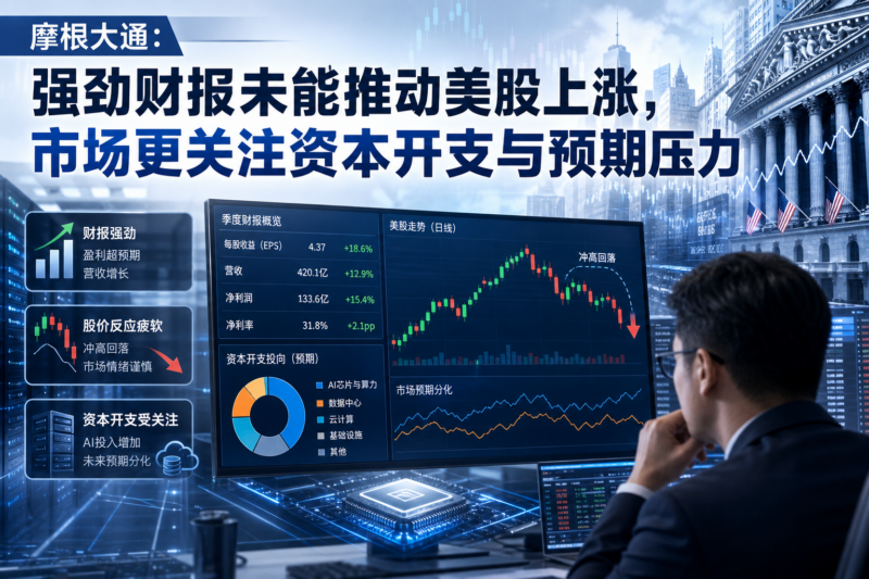 摩根大通:强劲财报未能推动美股上涨,市场更关注资本开支与预期压力-指挥使社区 - 真实线索、热点议题与深度观察
