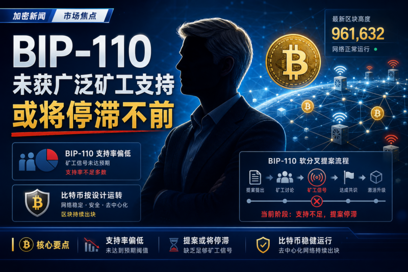 Michael Saylor:BIP-110 未获广泛矿工支持,或将停滞不前-指挥使社区 - 真实线索、热点议题与深度观察