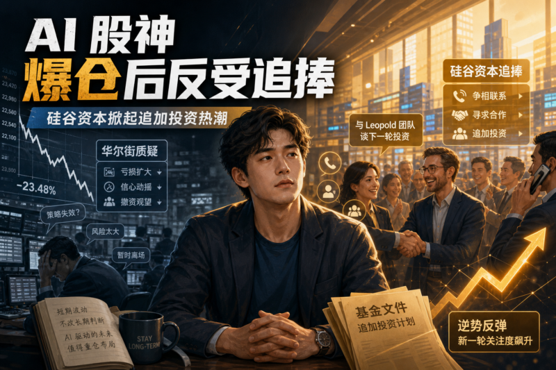 AI 股神 Leopold 爆仓后反成“英雄”,硅谷资本掀起追捧热潮-指挥使社区 - 真实线索、热点议题与深度观察