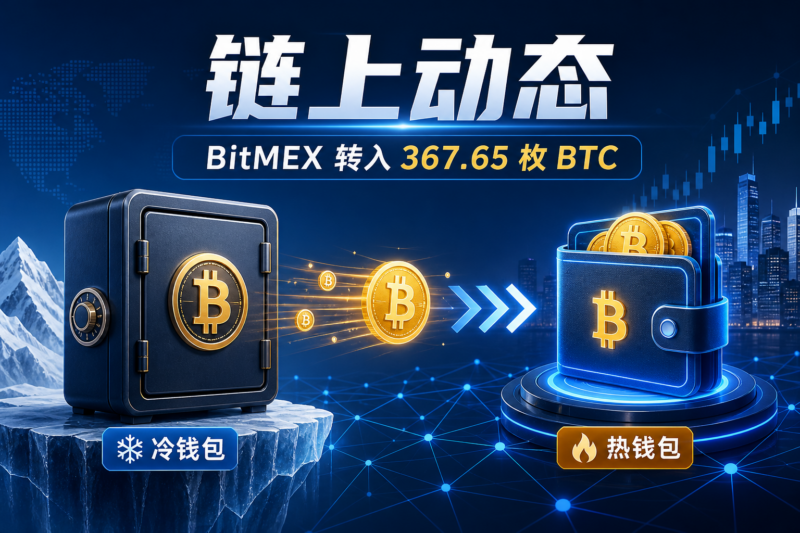 链上动态:BitMEX 将 367 枚 BTC 从冷钱包转入热钱包-指挥使社区 - 真实线索、热点议题与深度观察