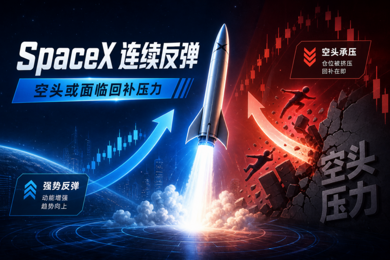 SpaceX 连续反弹，空头或面临回补压力-指挥使社区 - 真实线索、热点议题与深度观察