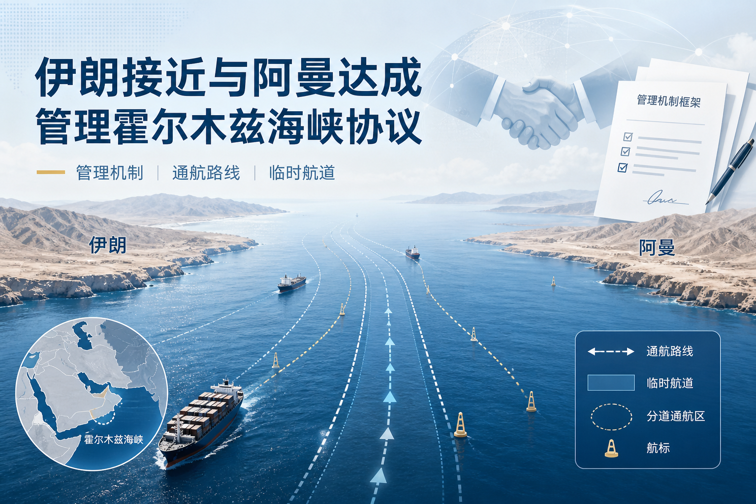 伊朗接近与阿曼达成管理海峡协议