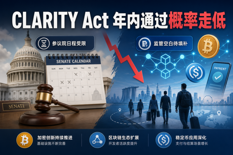 灰度：CLARITY Act 年内通过概率已较低-指挥使社区 - 真实线索、热点议题与深度观察