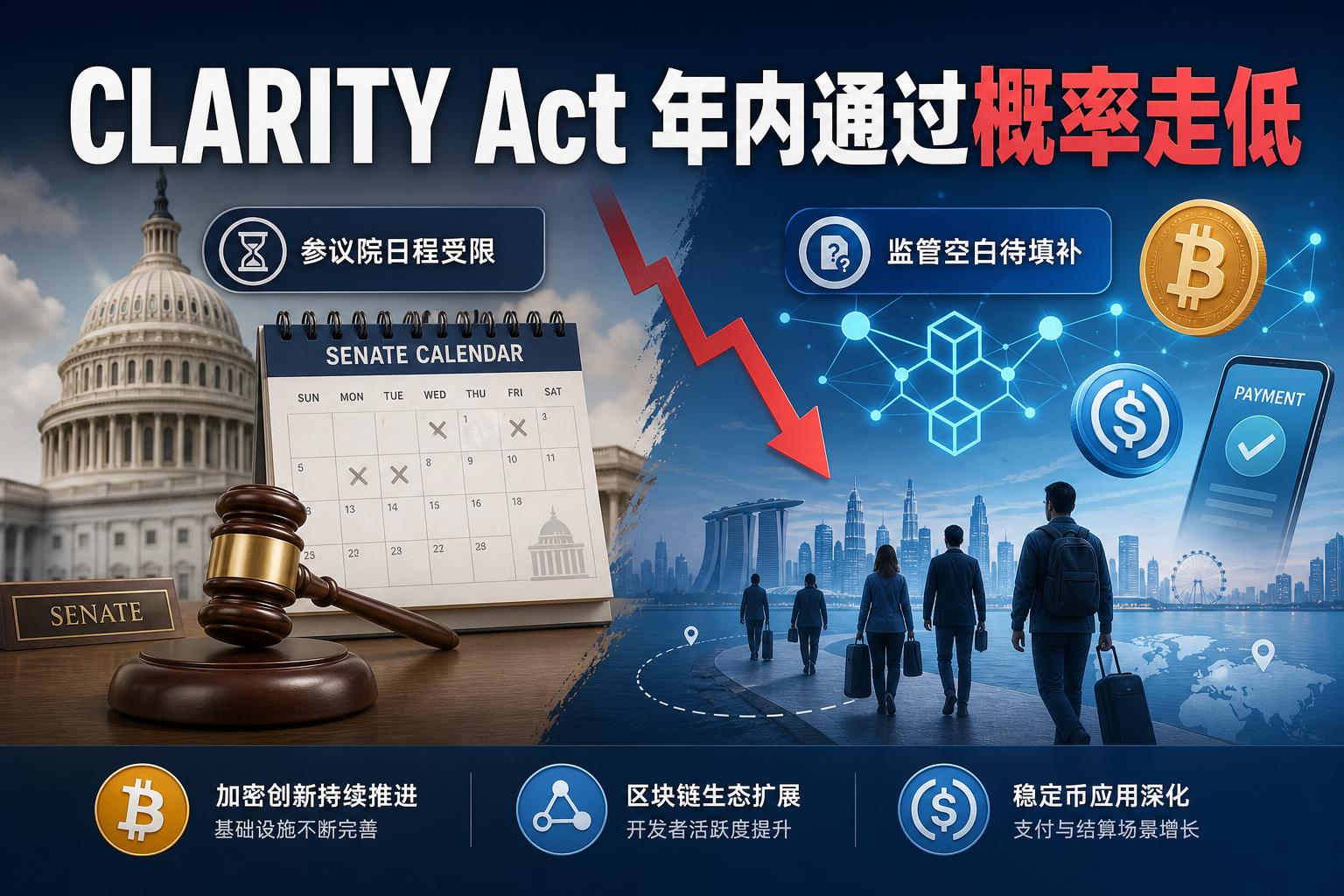 灰度:CLARITY Act 年内通过概率已较低