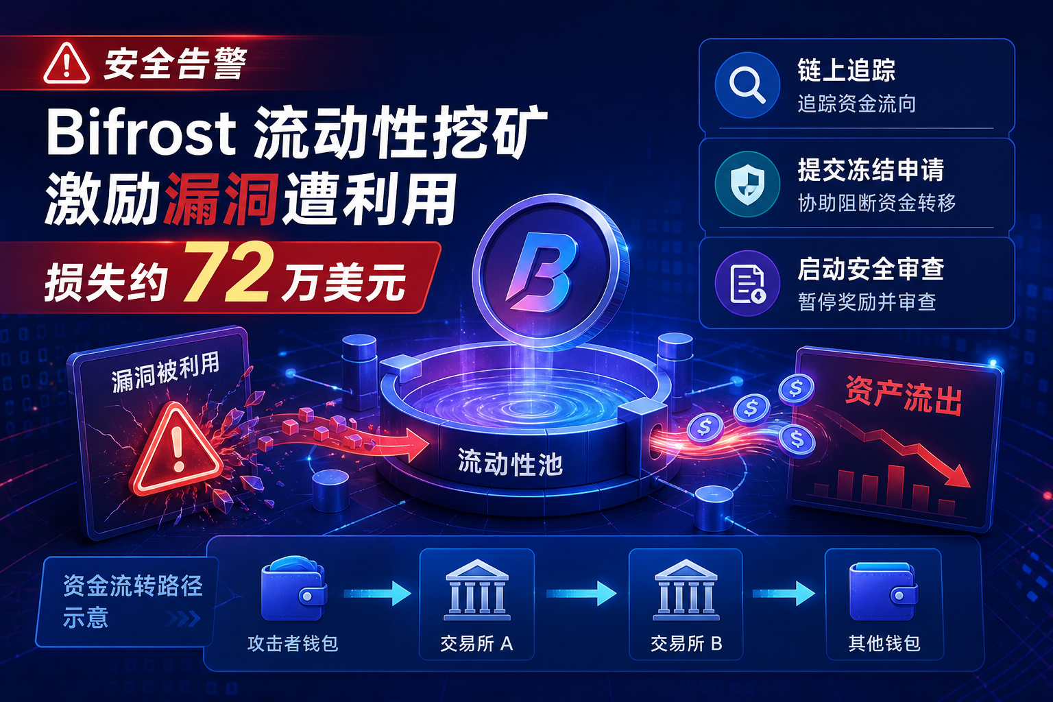 Bifrost 流动性挖矿激励漏洞遭利用,损失约 72 万美元