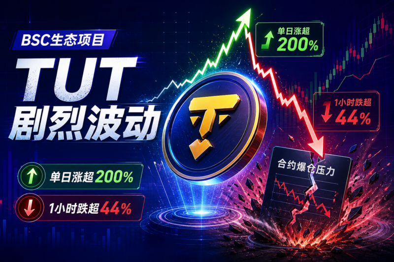 BSC 生态项目 TUT 剧烈波动:单日涨超 200% 后,近 1 小时跌超 44%-指挥使社区 - 真实线索、热点议题与深度观察