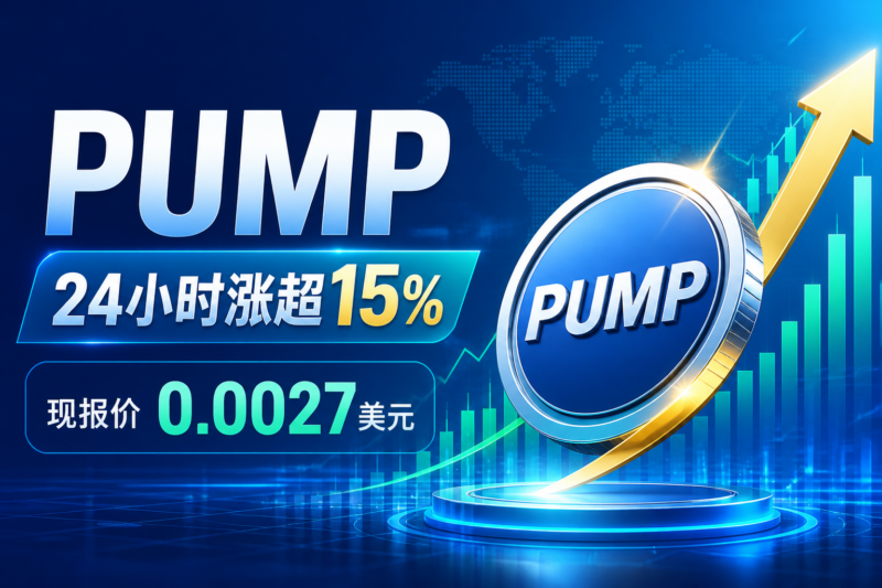 PUMP 24 小时涨超 15%，现报价 0.0027 美元-指挥使社区 - 真实线索、热点议题与深度观察