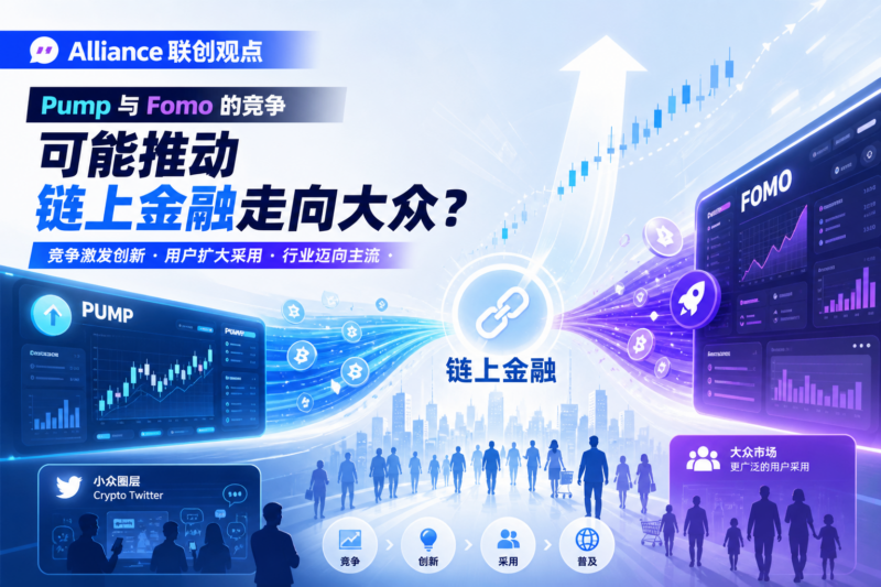 Alliance 联创:Pump 与 Fomo 竞争或推动链上金融走向大众市场-指挥使社区 - 真实线索、热点议题与深度观察