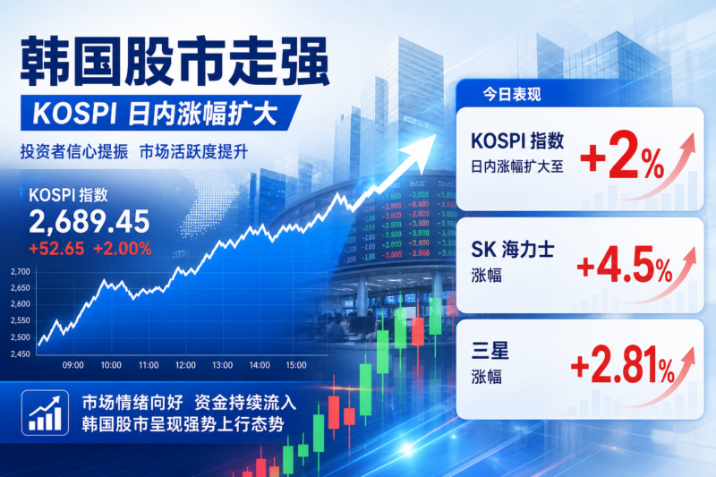 韩国 KOSPI 指数日内涨幅扩大至 2%,SK 海力士涨 4.5%-指挥使社区 - 真实线索、热点议题与深度观察