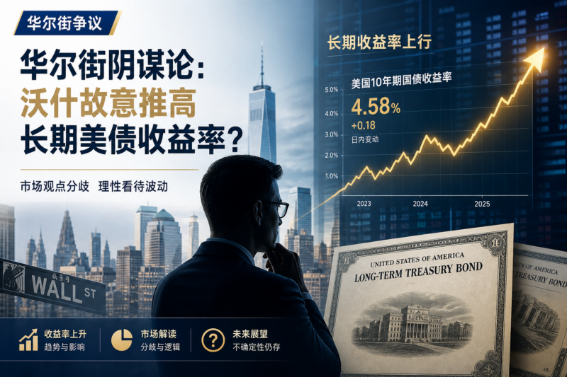 华尔街“阴谋论”:沃什故意推高长期美债收益率?-指挥使社区 - 真实线索、热点议题与深度观察