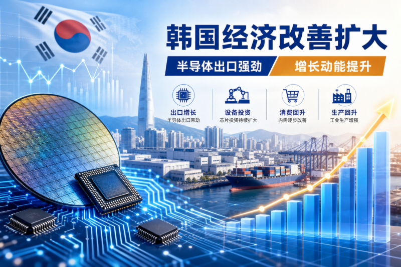 韩国智库:半导体出口强劲拉动增长,韩国经济改善扩大-指挥使社区 - 真实线索、热点议题与深度观察