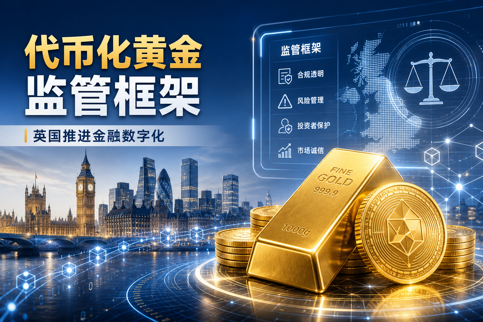 英国监管机构正制定代币化黄金监管框架
