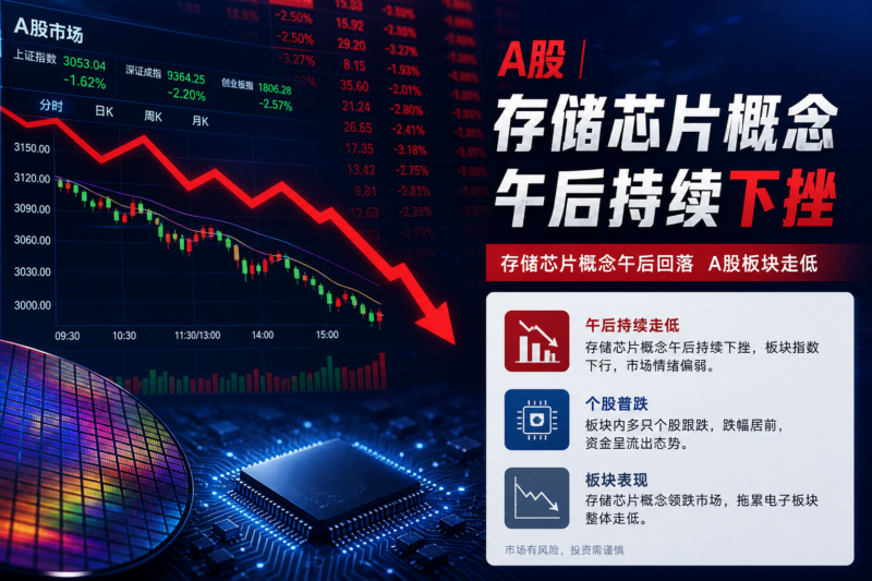 A股存储芯片概念午后持续下挫-指挥使社区 - 真实线索、热点议题与深度观察