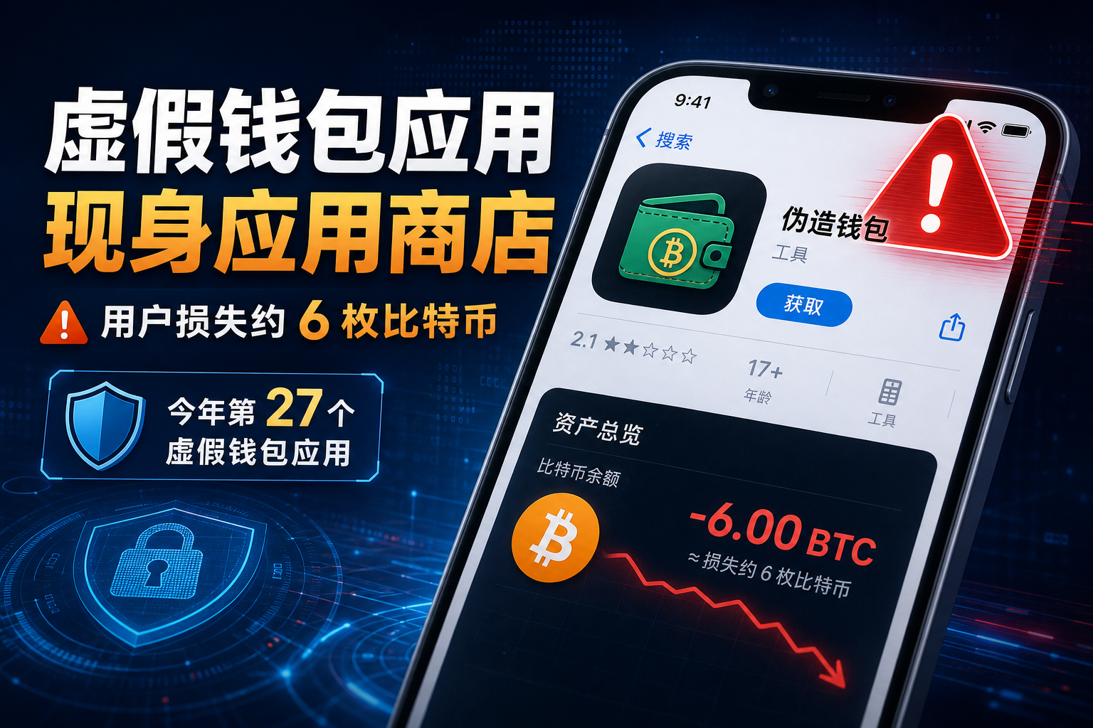 苹果商店出现虚假 Wasabi Wallet 应用,用户损失约 6 枚比特币