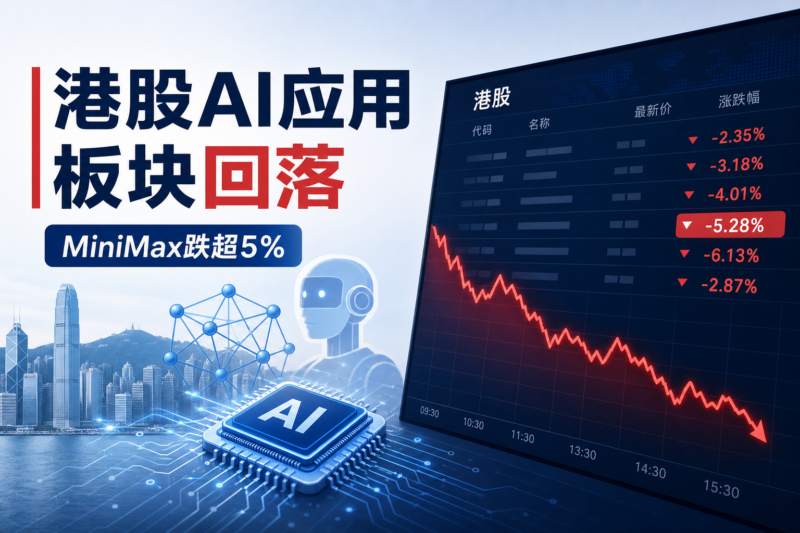 港股 AI 应用板块持续回落,MiniMax 跌超 5%-指挥使社区 - 真实线索、热点议题与深度观察