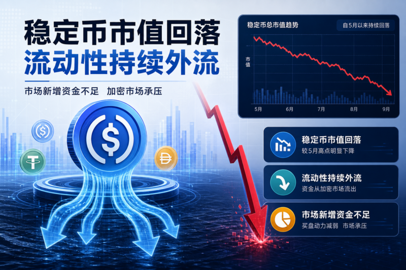 分析:稳定币市值自 5 月以来缩水近 150 亿美元,流动性持续离开加密市场-指挥使社区 - 真实线索、热点议题与深度观察