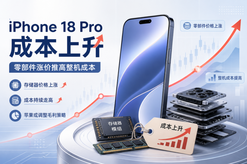 机构:预估 iPhone 18 Pro 成本大增近 40%,苹果或调整毛利策略以稳健出货-指挥使社区 - 真实线索、热点议题与深度观察