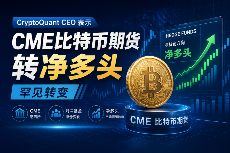 CryptoQuant CEO:芝商所对冲基金比特币期货持仓已转为净多头-指挥使社区 - 真实线索、热点议题与深度观察