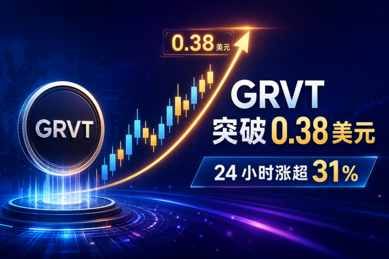 GRVT 上涨突破 0.38 美元,24 小时涨超 31%-指挥使社区 - 真实线索、热点议题与深度观察